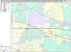 Hoffman Estates Digital Map Premium Style